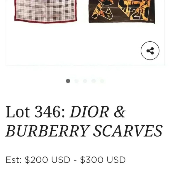 Burryberry Vintage Pre 1999 Burberry Silk Scarf - Picture 7 of 7